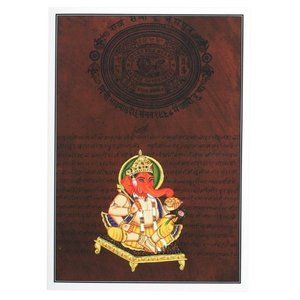 Ganesh Chaturthi Lord Ganesh Hindu Godhead Deity Hinduism Art Greeting Card Gift